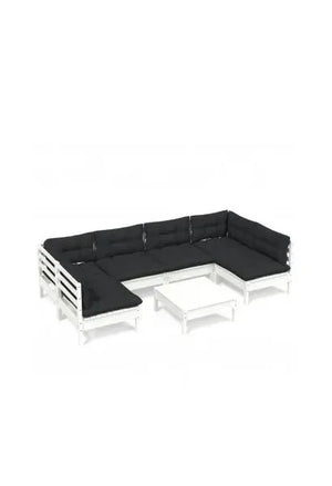 vidaxl_3097158_conjunto_de_muebles_de_exterior_7_piezas_madera_palet_de_pino_blanca_con_cojín_de_color_gris_0