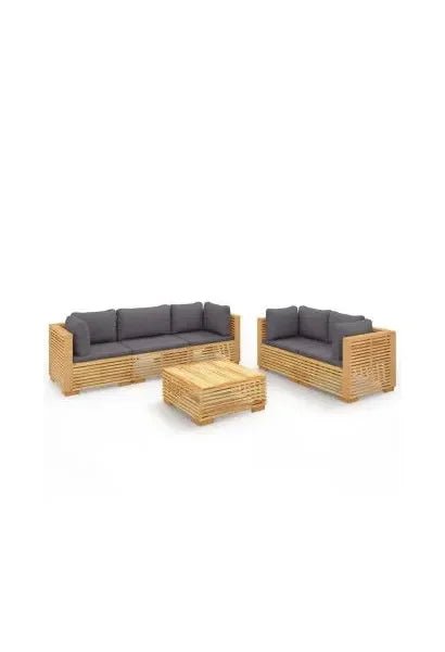 vidaxl_3100872_juego_de_muebles_de_jardín_con_mesa_hecho_de_madera_maciza_de_teca_y_cojines_de_poliéster_color_gris_oscuro_0