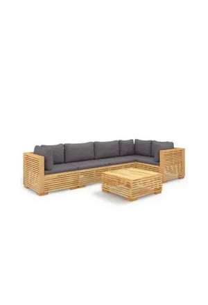 vidaxl_3100900_conjunto_de_muebles_para_jardín_con_mesa_fabricado_en_madera_de_teca_y_cojines_de_poliéster_color_gris_oscuro_0