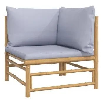 vidaxl_3155100_set_de_sofás_y_mesa_para_jardín_de_9_piezas_fabricado_en_bambú_con_cojines_de_color_gris_claro_vida_xl_3