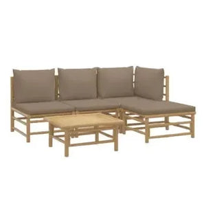 vidaxl_3155113_set_de_sofás_centrales_y_esquineros_para_jardín_de_5_piezas_fabricado_en_bambú_con_cojines_de_color_gris_topo_vida_xl_2