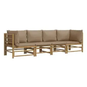 vidaxl_3155120_set_de_sofás_y_mesa_para_jardín_de_4_piezas_fabricado_en_bambú_con_cojines_de_color_gris_topo_vida_xl_2
