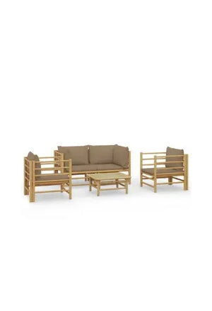 vidaxl_3155121_set_de_muebles_para_jardín_de_5_piezas_fabricado_en_bambú_con_cojines_de_color_gris_topo_vida_xl_0
