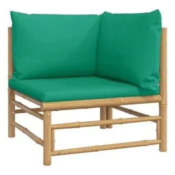 vidaxl_3155168_set_de_sofás_y_reposapiés_para_jardín_de_6_piezas_fabricado_en_bambú_con_cojines_de_color_verde_vida_xl_3