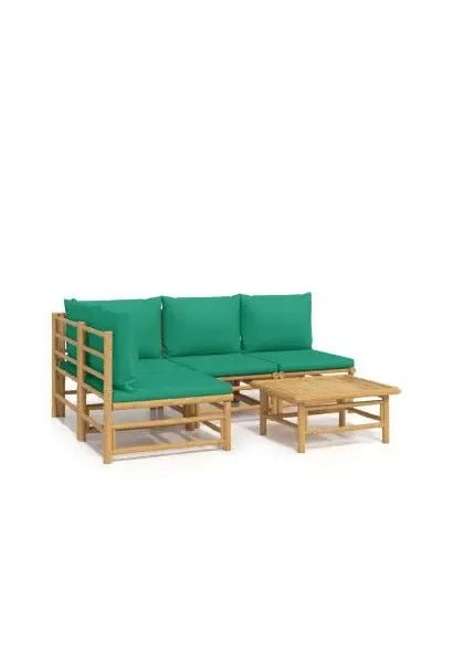 vidaxl_3155170_set_de_sofás_centrales_y_esquineros_para_jardín_de_6_piezas_fabricado_en_bambú_con_cojines_de_color_verde_vida_xl_0