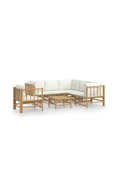 vidaxl_3155189_juego_de_sofás_y_silla_para_jardín_de_6_piezas_fabricado_en_bambú_con_cojines_de_color_blanco_vida_xl_0