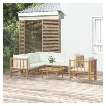 vidaxl_3155189_juego_de_sofás_y_silla_para_jardín_de_6_piezas_fabricado_en_bambú_con_cojines_de_color_blanco_vida_xl_1