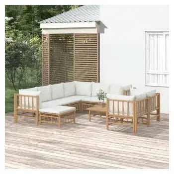 vidaxl_3155192_set_de_sofás_y_reposapiés_para_jardín_de_10_piezas_fabricado_en_bambú_con_cojines_de_color_blanco_vida_xl_1