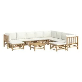 vidaxl_3155193_set_de_sofás_y_reposapiés_para_jardín_de_11_piezas_fabricado_en_bambú_con_cojines_de_color_blanco_vida_xl_2