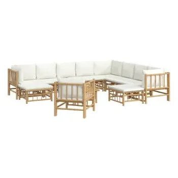 vidaxl_3155194_set_de_sofás_y_silla_con_reposapiés_para_jardín_de_12_piezas_fabricado_en_bambú_con_cojines_de_color_blanco_vida_xl_2