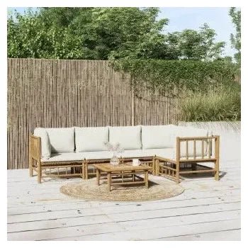 vidaxl_3155201_juego_de_sofás_y_mesa_para_jardín_de_6_piezas_fabricado_en_bambú_con_cojines_de_color_blanco_vida_xl_1