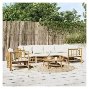 vidaxl_3155205_set_de_sofás_y_silla_con_mesa_para_jardín_de_7_piezas_fabricado_en_bambú_con_cojines_de_color_blanco_vida_xl_1
