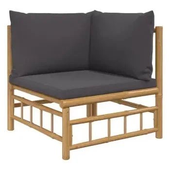 vidaxl_3155209_set_de_sofás_y_reposapiés_con_mesa_para_jardín_de_5_piezas_fabricado_en_bambú_con_cojines_grises_vida_xl_3