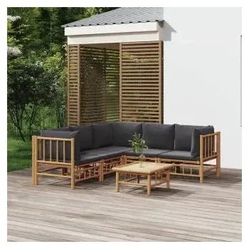 vidaxl_3155220_juego_de_sofás_con_mesa_para_jardín_de_6_piezas_fabricado_en_bambú_con_cojines_grises_vida_xl_1