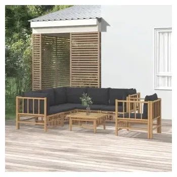 vidaxl_3155221_set_de_sofás_y_silla_para_jardín_de_7_piezas_fabricado_en_bambú_con_cojines_grises_vida_xl_1