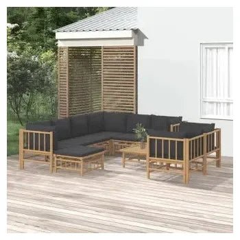 vidaxl_3155224_set_de_sofás_con_reposapiés_para_jardín_de_10_piezas_fabricado_en_bambú_con_cojines_grises_vida_xl_1