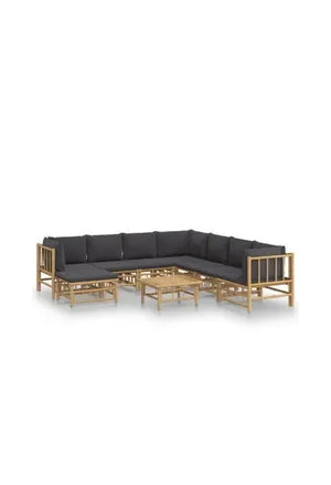 vidaxl_3155228_set_de_sofás_con_reposapiés_para_jardín_de_9_piezas_fabricado_en_bambú_con_cojines_grises_vida_xl_0
