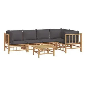 vidaxl_3155233_set_de_sofás_con_mesa_para_jardín_de_6_piezas_fabricado_en_bambú_con_cojines_grises_vida_xl_2