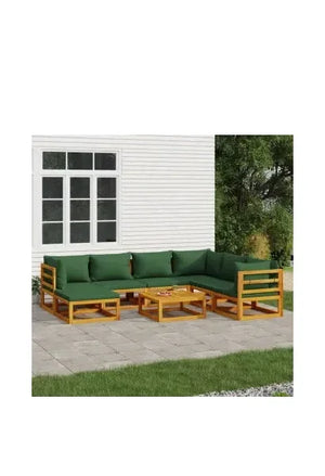 vidaxl_3155322_set_de_sofás_con_reposapiés_para_jardín_de_8_piezas_fabricado_en_madera_de_acacia_con_cojines_verdes_vida_xl_0