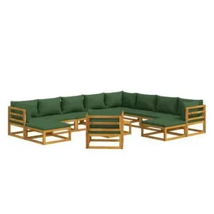 vidaxl_3155325_set_de_sofás_y_silla_con_reposapiés_de_jardín_de_12_piezas_fabricado_en_madera_de_acacia_con_cojines_verdes_vida_xl_2