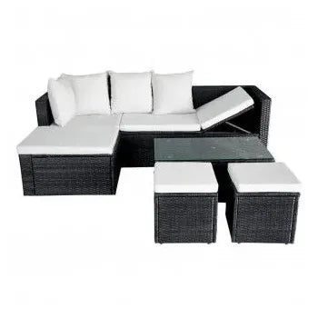 vidaxl_42586_conjunto_de_muebles_de_exterior_4_piezas_de_acero_y_ratán_sintético_negro_con_cojines_blancos_4