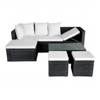 vidaxl_42586_conjunto_de_muebles_de_exterior_4_piezas_de_acero_y_ratán_sintético_negro_con_cojines_blancos_4