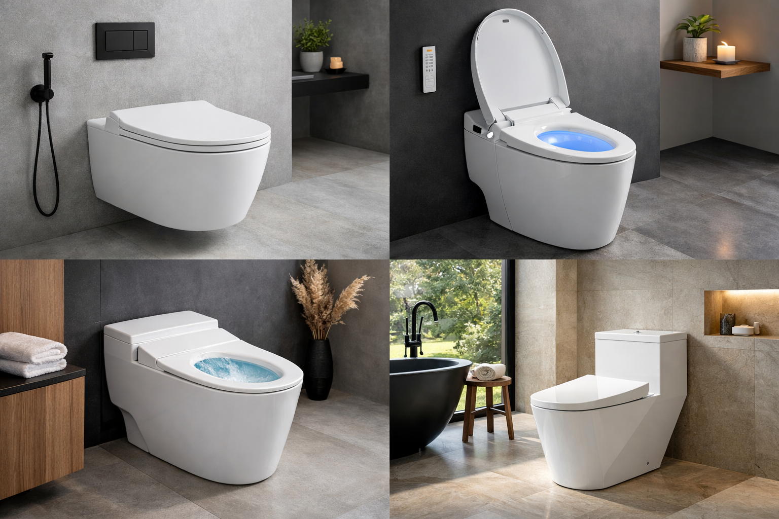 Inodoros modernos: diseños, eficiencia y tendencias