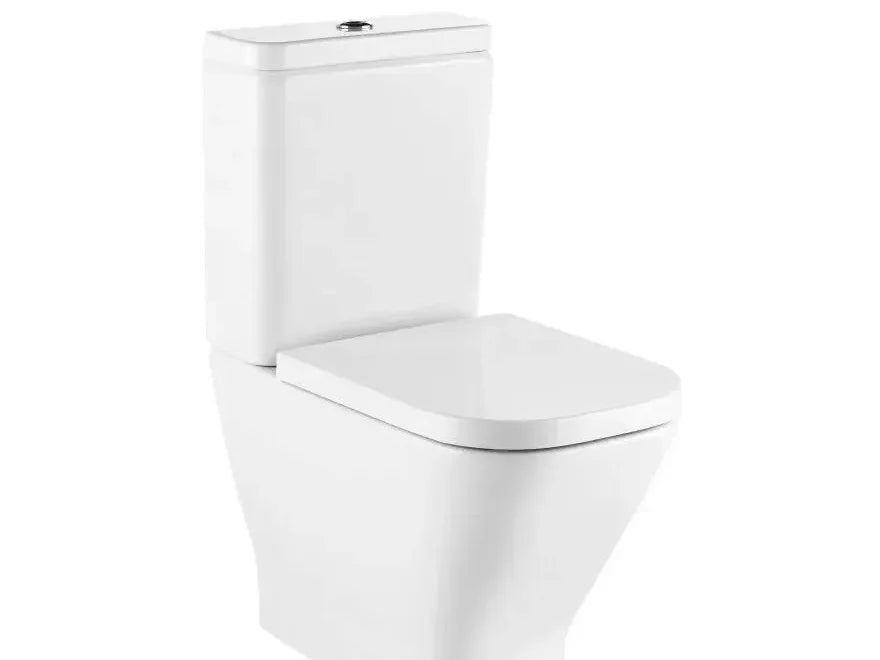 Inodoro rimless The Gap Square de Roca en porcelana blanca