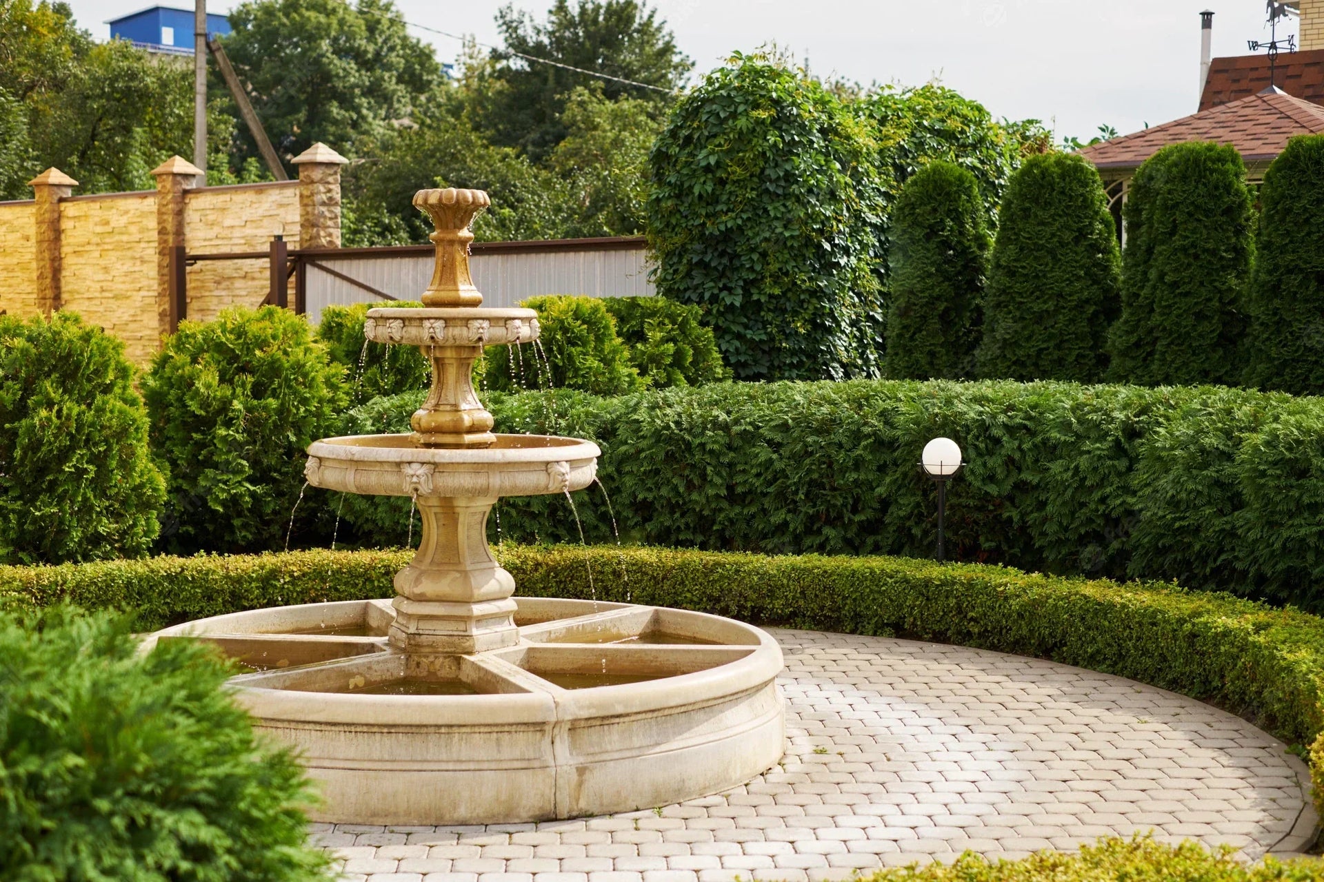 Fuentes de exterior