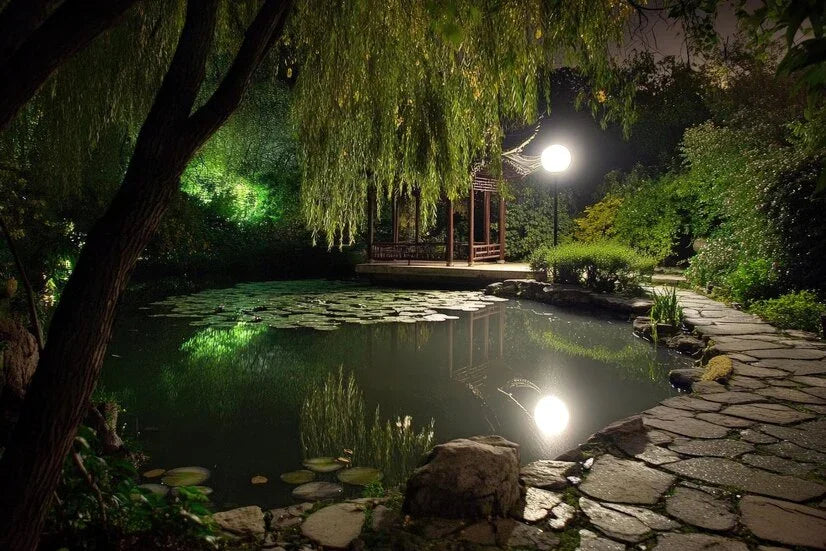 Iluminación para estanques