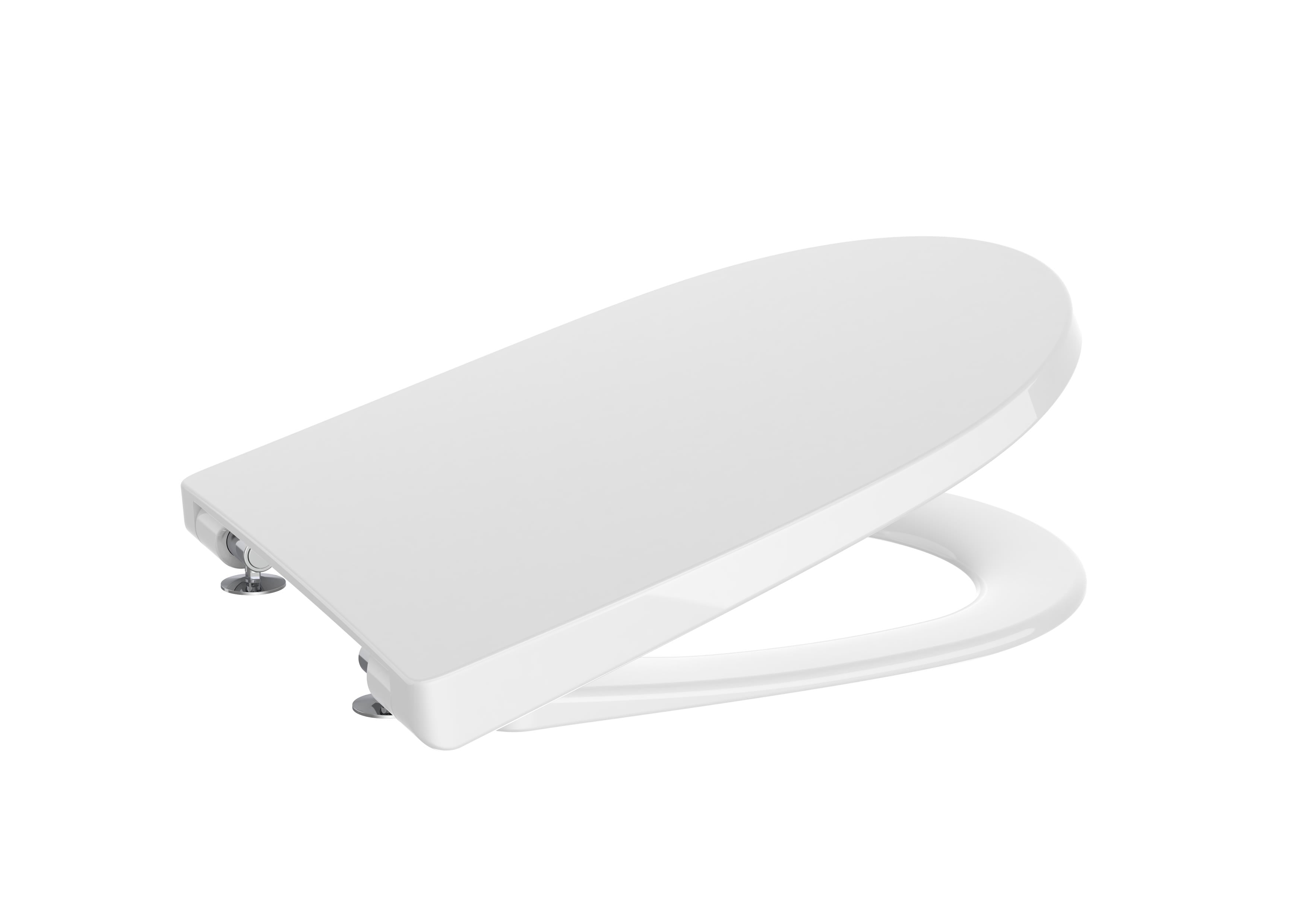 Inodoro de tanque bajo salida dual y diseño adosado a pared en acabado Ona Rimless Roca Blanco Brillo