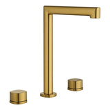 Lavabo bimando sobreencimera caño alto Firenze oro cepillado Imex