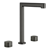Lavabo bimando sobreencimera caño alto Toscana black gun metal Imex