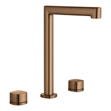 Lavabo Bimando Sobreencimera Caño Alto Toscana Oro Rosa Cepillado Imex