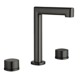 Lavabo bimando sobreencimera caño bajo Firenze black gun metal Imex