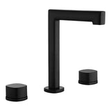 Lavabo bimando sobreencimera caño bajo Firenze negro mate Imex