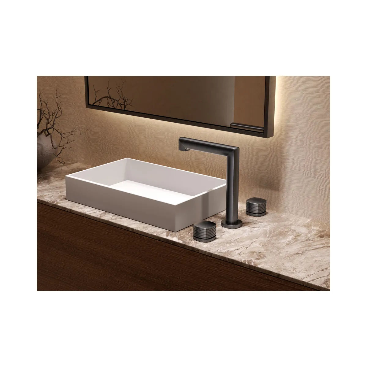 Lavabo Bimando Sobremesa Firenze Imex Cromo | Merkimarket - ambiente_1 - Imex