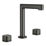 Lavabo bimando sobreencimera caño bajo Toscana black gun metal Imex