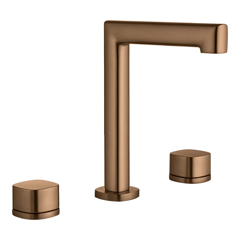 Lavabo Bimando Sobrencimera Caño Bajo Toscana Imex Oro rosa cepillado