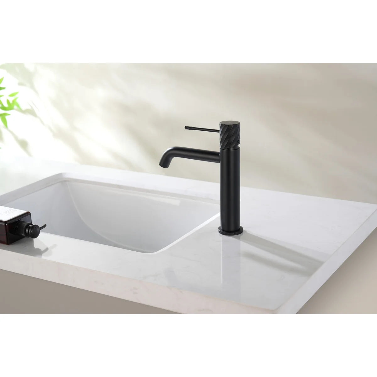 Monomando Lavabo Bless Negro Mate Imex Negro en ambiente