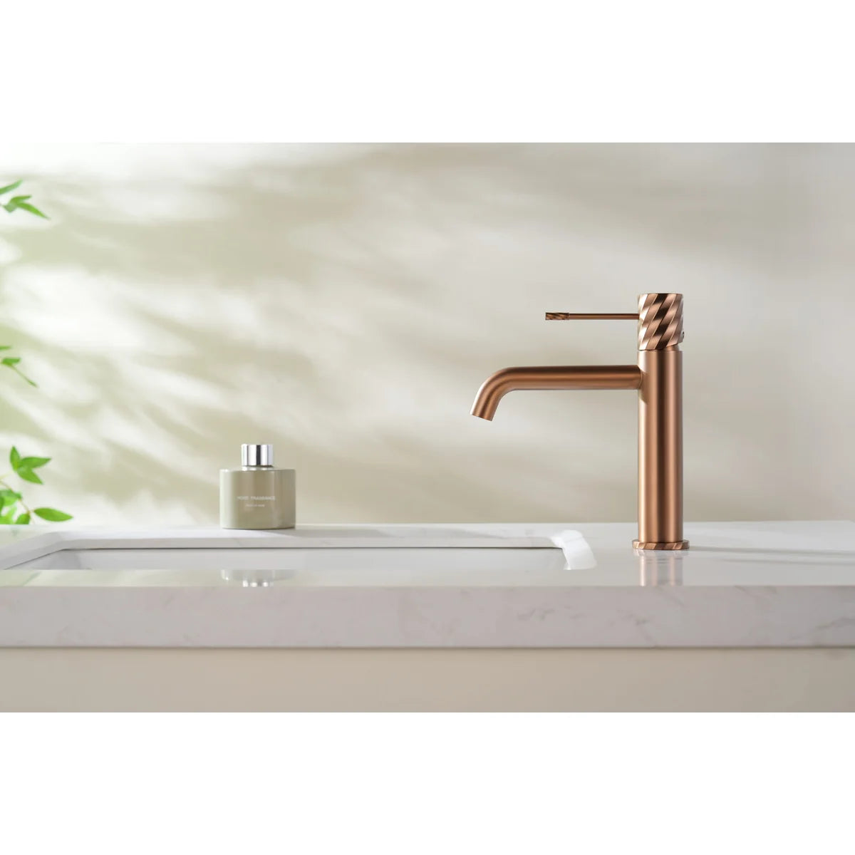 Monomando Lavabo Bless Oro Rosa Cepillado Imex Oro rosa cepillado en ambiente