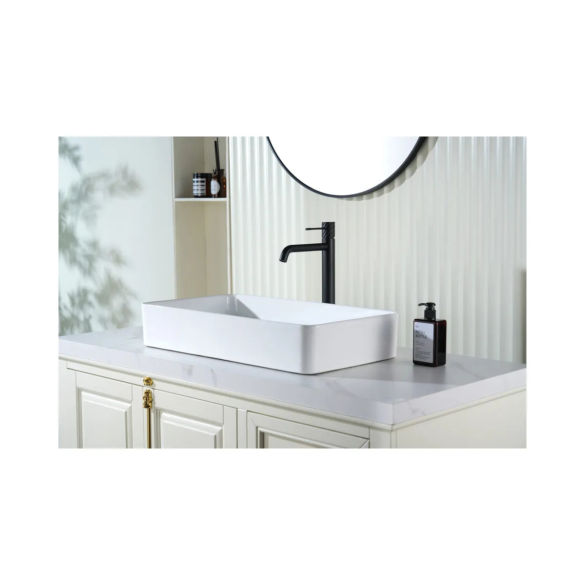 Monomando Lavabo Alto Bless Negro Mate Imex | Merkimarket - ambiente_1 - Imex