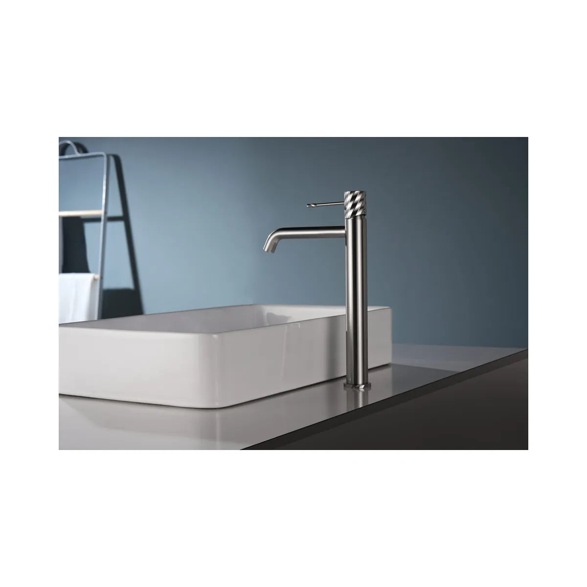 Monomando Lavabo Alto Bless Níquel Cepillado Imex - ambiente_1 - Imex