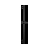 Barra soporte mango ducha deslizante redonda Adur negro mate Imex