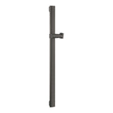 BARRA SOPORTE MANGO DUCHA DESLIZ. CUADRADA DRAVA BLACK GUN METAL IMEX