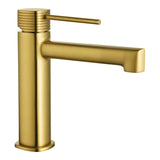 Monomando lavabo Firenze oro cepillado Imex