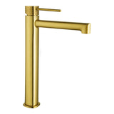 Monomando lavabo alto Firenze oro cepillado Imex