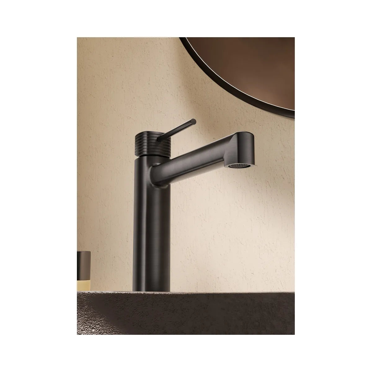 Monomando Lavabo Alto Firenze Oro Cepillado Imex - ambiente_3 - Imex