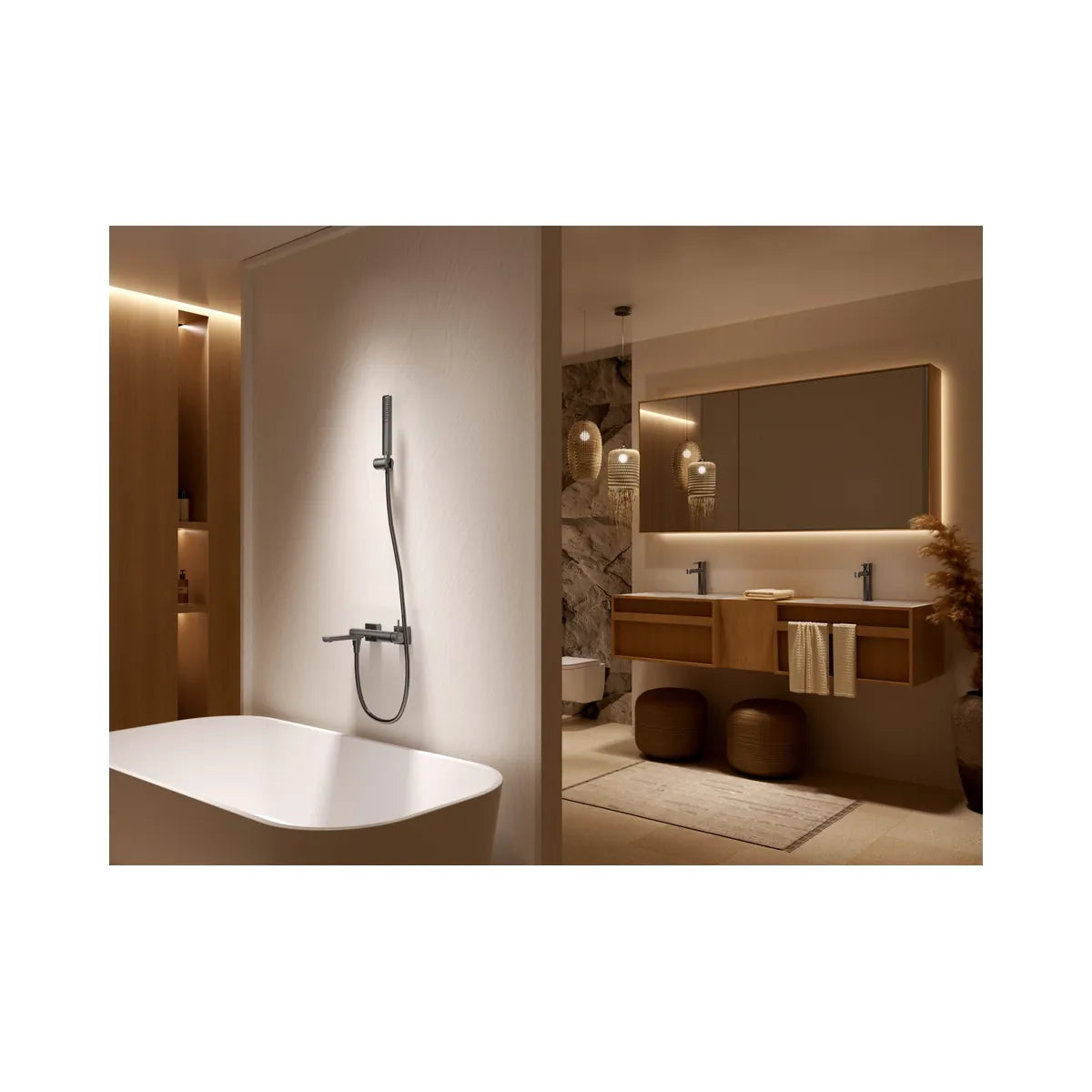 Kit Baño/Ducha Monomando Firenze Cromo Imex | Merkimarket - ambiente_1 - Imex