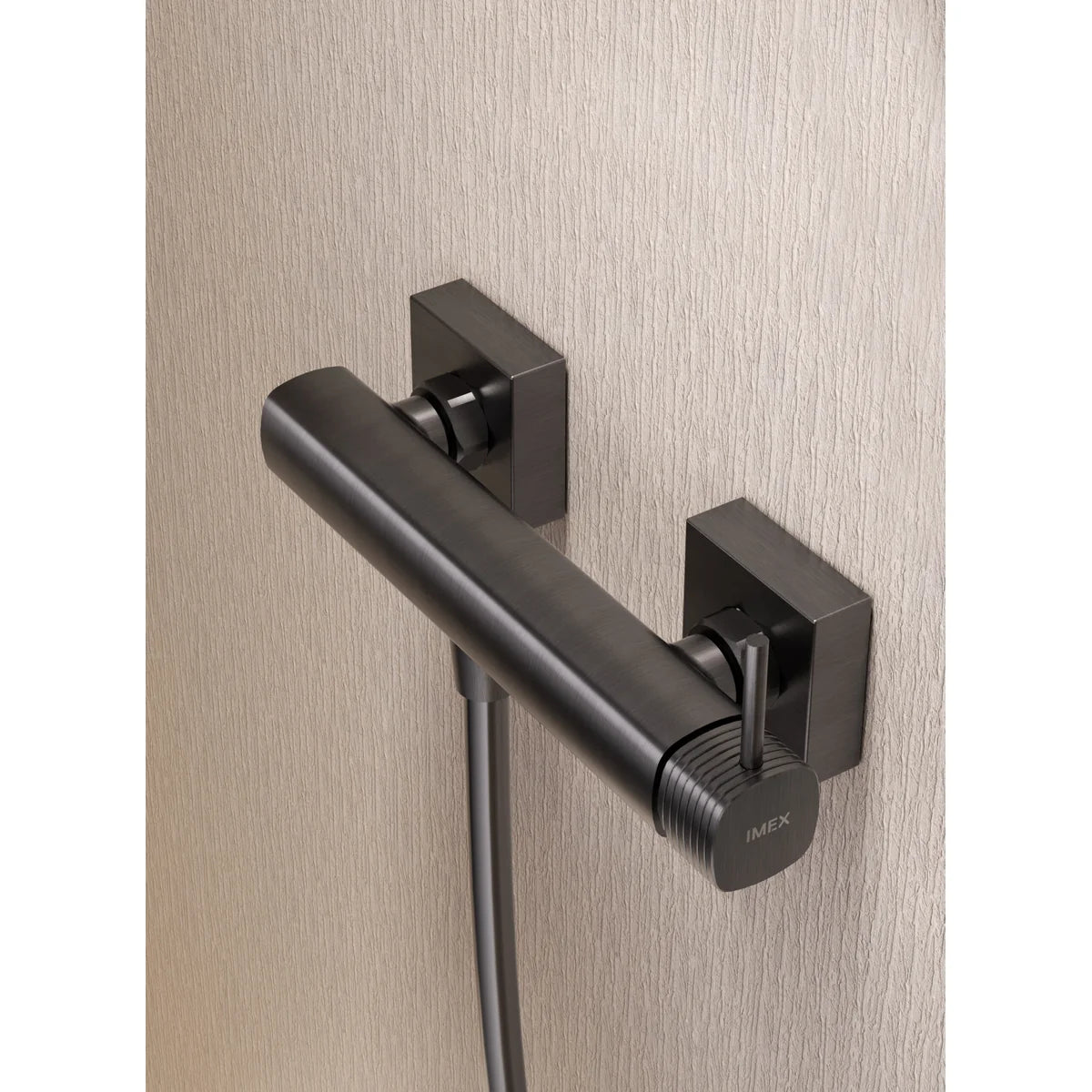 Kit Ducha Monomando Firenze Oro Rosa Cepillado Imex Oro rosa cepillado en ambiente